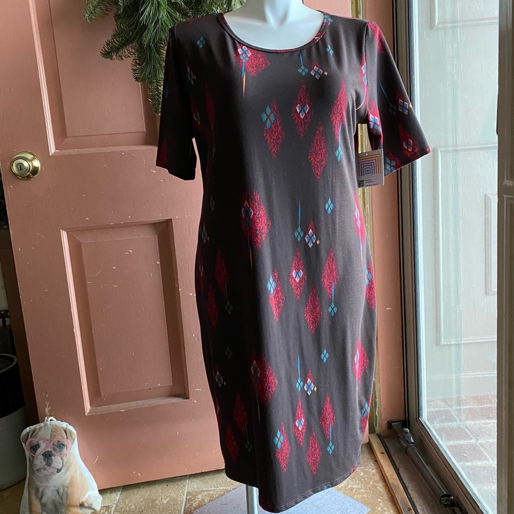 NWT LuLaRoe art deco Julia dress, 3XL